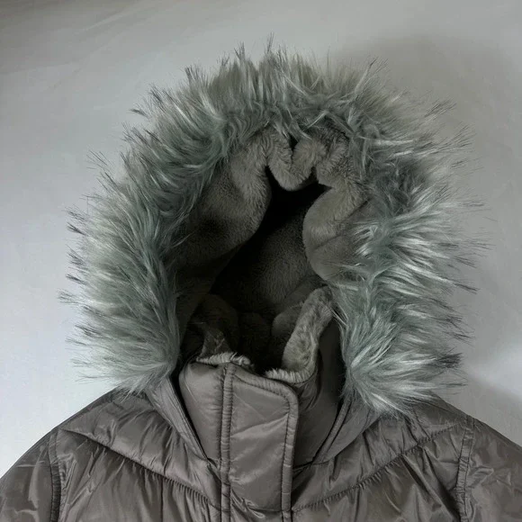 Lot of 2 Abercrombie & Fitch Ultra Collection Girl's 13/14 Puffer Parka Jackets - Picture 8 of 12